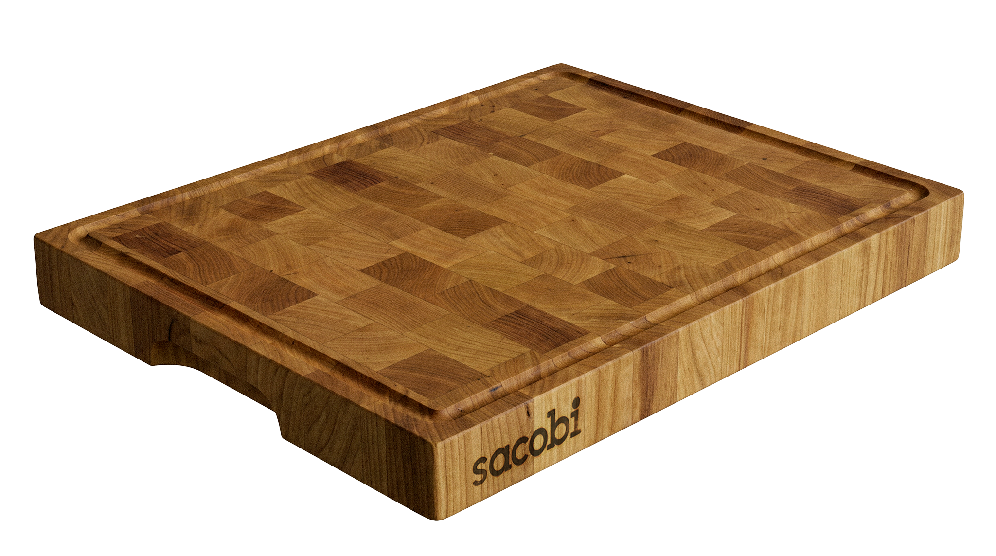 Planche de boucher en cerisier 16 x 20 x 2