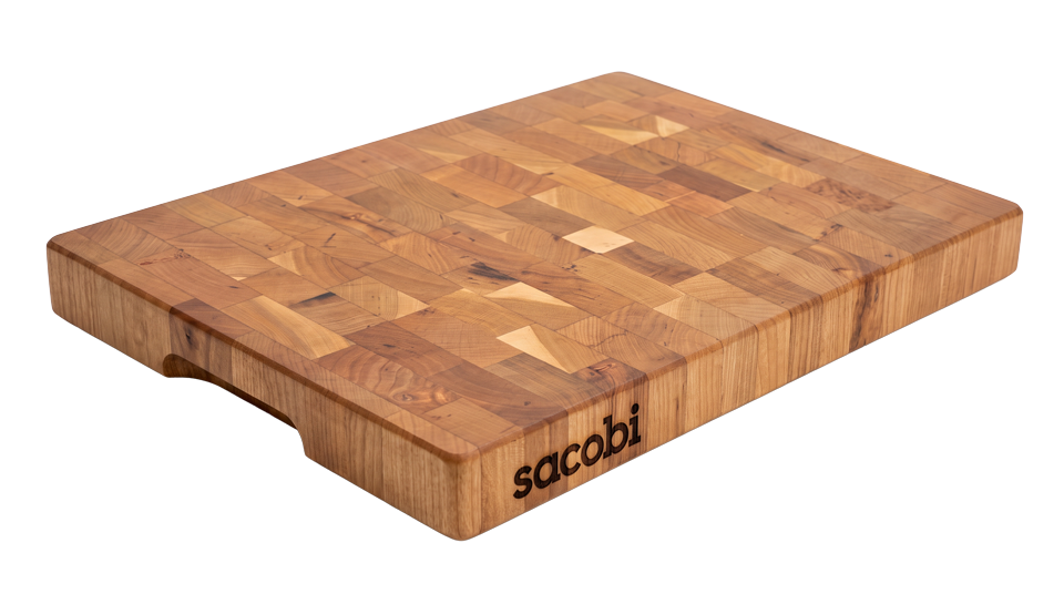 Planche de boucher en cerisier 15x11x1.25
